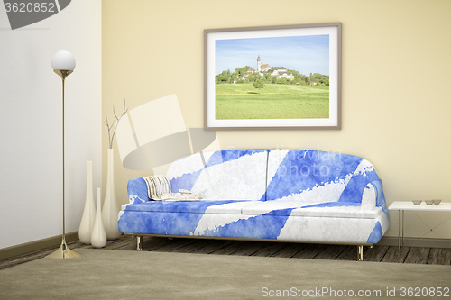 Image of Bavarian colors sofa