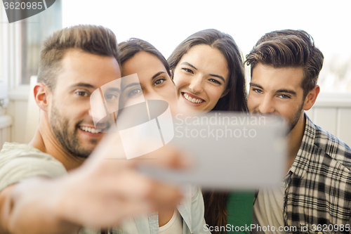 Image of A selfie with friends