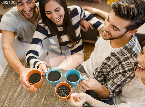 Image of A toast with coffee