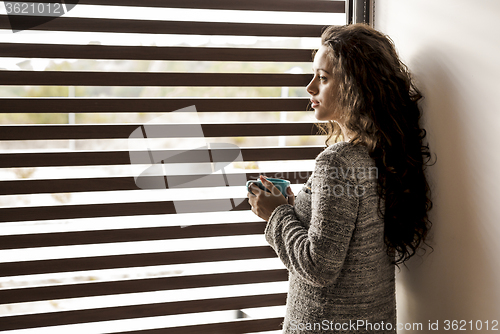 Image of Thoughtful young girl