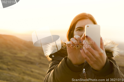 Image of Winter look Selfie 