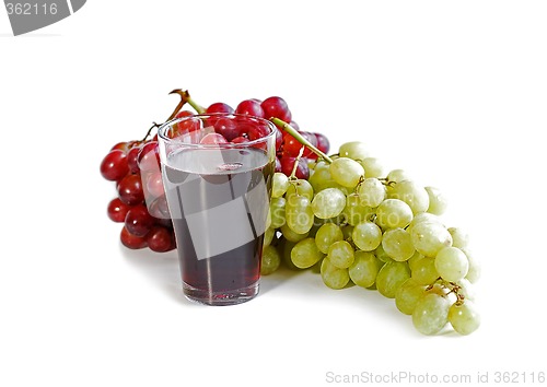 Image of Grapes and juice