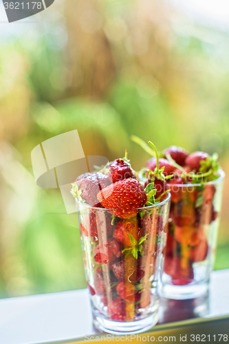 Image of Fresh ripe strawberry 