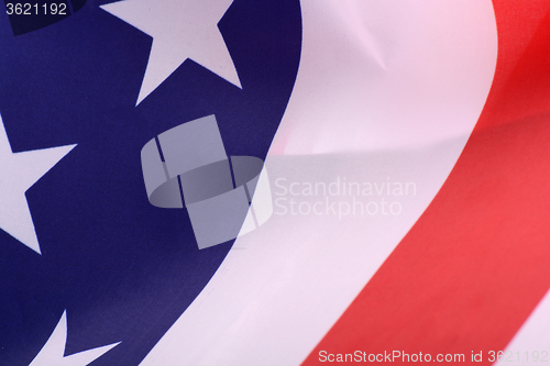 Image of United States of America flag. Image of the american flag