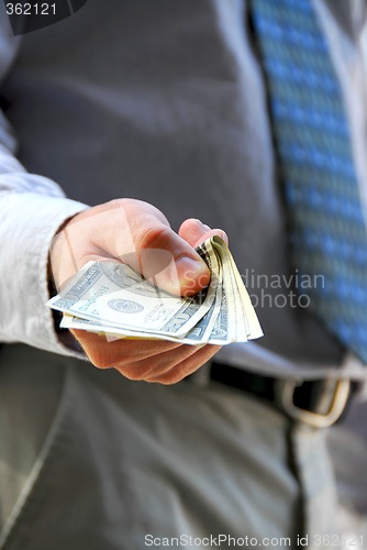 Image of Hand offer money