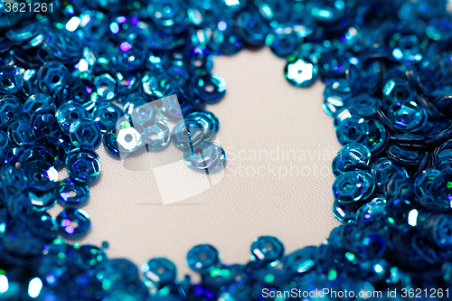 Image of Blue sequin