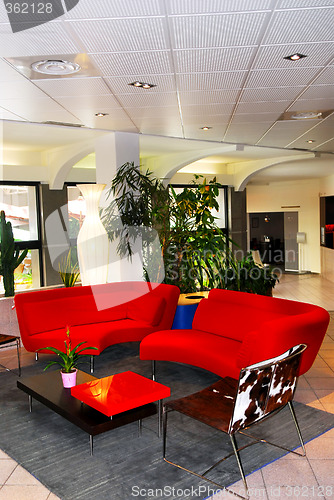 Image of Hotel lobby interior