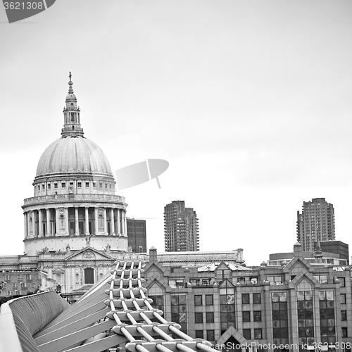 Image of st paul cathedral in london england old construction and religio