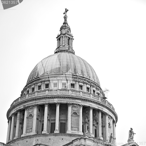 Image of st paul cathedral in london england old construction and religio