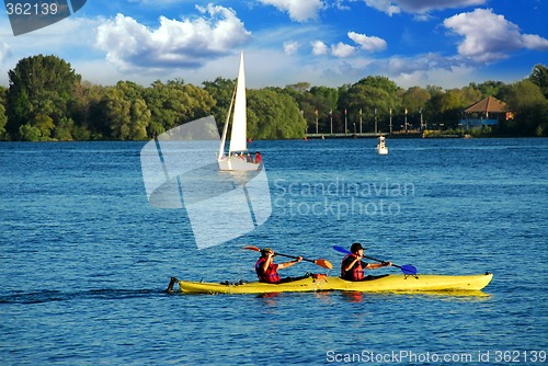 Image of Kayaking on a lake