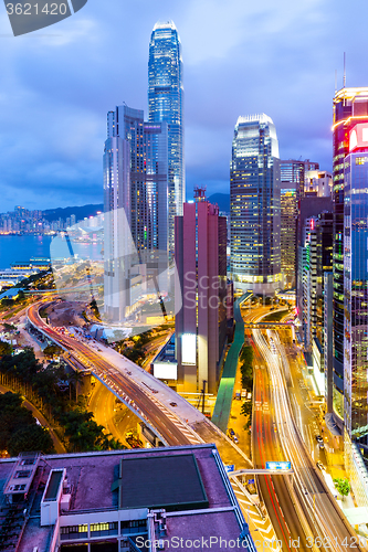 Image of Hong Kong at night