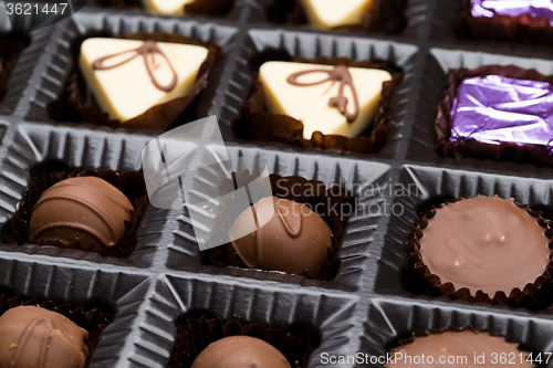 Image of Various chocolate candies