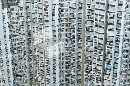 Image of Hign density residential building in Hong Kong