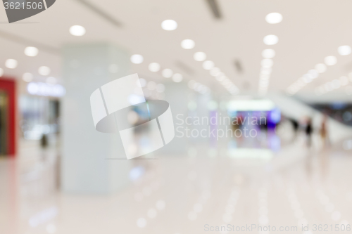 Image of Shopping plaza blur background