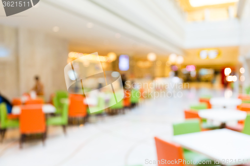 Image of Blur shot on restaurant background