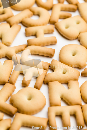 Image of Letter cookie for children
