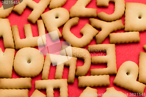 Image of Mixed biscuit letter