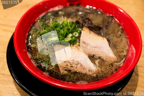 Image of Black garlic oil japanese ramen