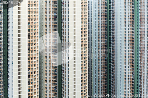 Image of Hign density residential building in Hong Kong