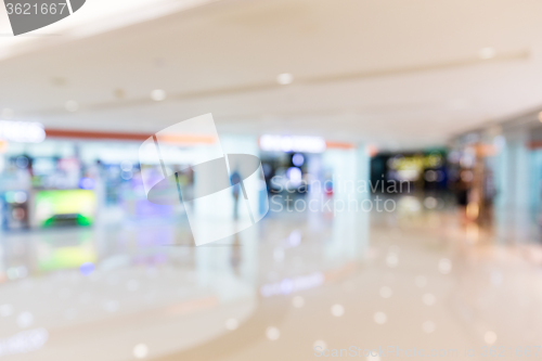 Image of Blur background of shopping plaza