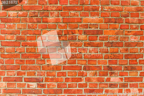 Image of Red brick wall background