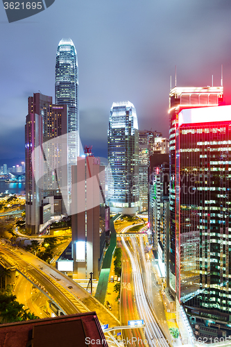 Image of Financial district in Hong Kong