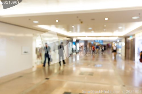 Image of Shopping mall blurred background