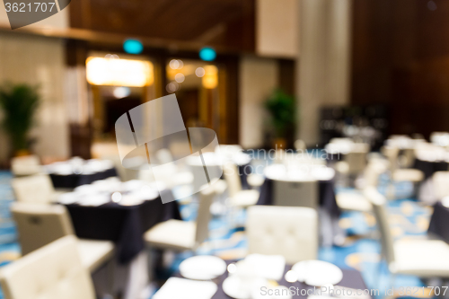Image of Abstract blurred conference hall