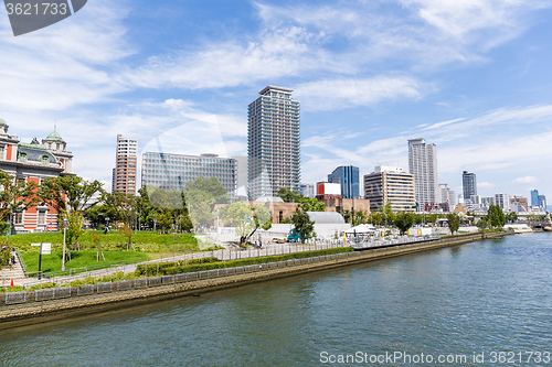 Image of Osaka city at day time