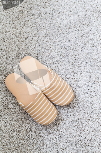 Image of Slippers on the mat