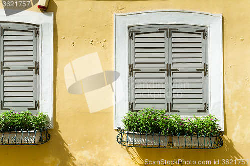 Image of Balcony with pots