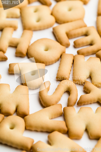 Image of Letter cookie for kid
