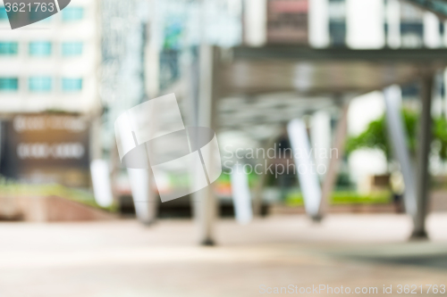 Image of Financial area of blur background