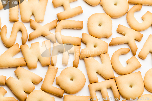 Image of Group of text biscuit