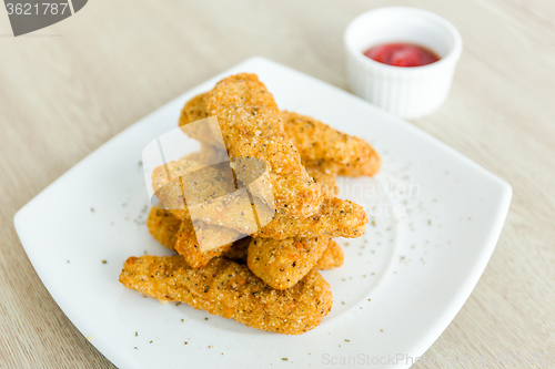 Image of Fried chicken nugget