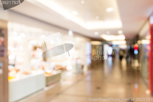 Image of Store, shopping mall abstract defocused blurred background