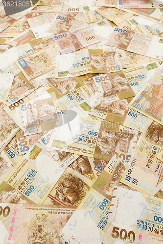 Image of Hong Kong five hundred dollar background