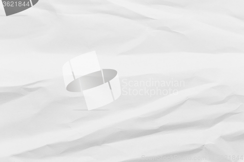 Image of Crumpled white paper background