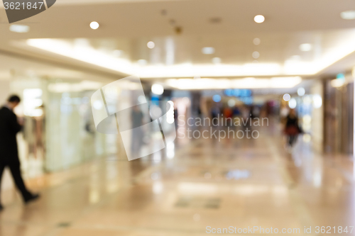 Image of Blur background of shopping mall