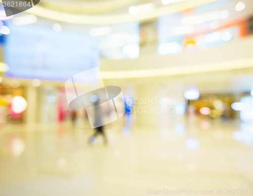 Image of Shopping mall inblur view 