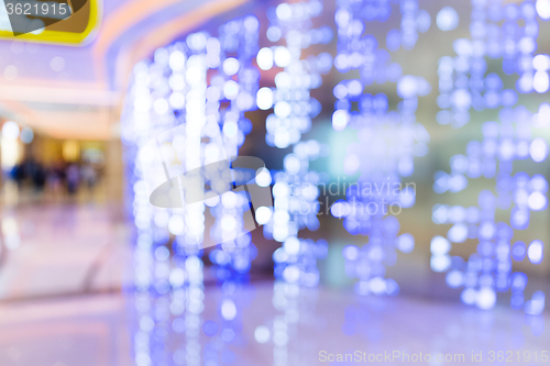 Image of Blur background of shopping center