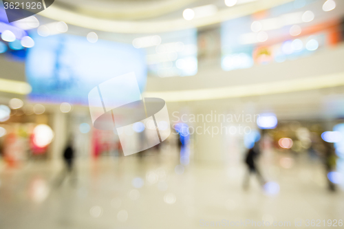 Image of Blur view of Shopping department