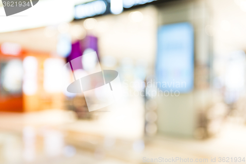 Image of Blur background of Shopping mall
