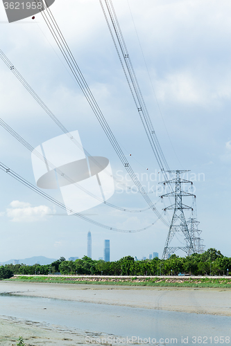 Image of Power transmission tower