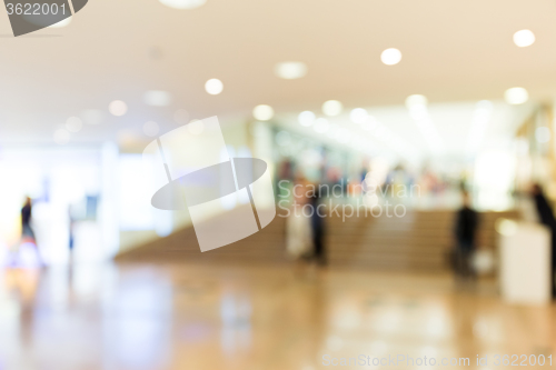 Image of Blurred shopping mall background