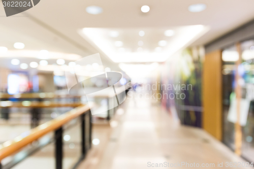Image of Abstract background of shopping mall, shallow depth of focus