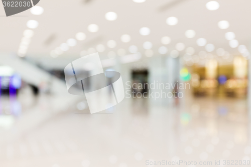 Image of Blurred shopping plaza background