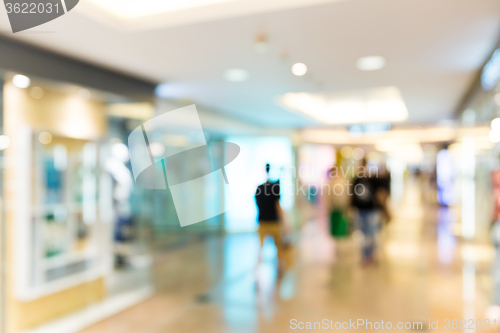 Image of Unfocused background of Shopping center