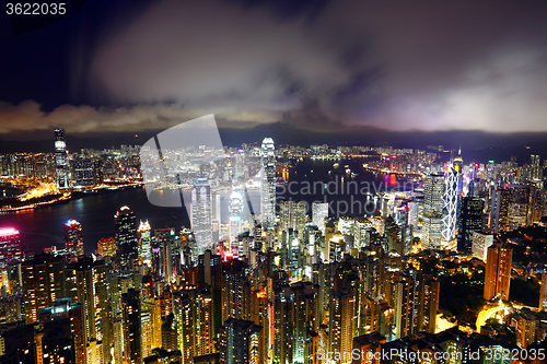 Image of Hong Kong at night