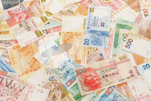 Image of Hong Kong dollar background